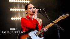 Anna Calvi at Glastonbury 2014