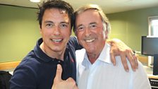 John Barrowman with Sir Terry Wogan