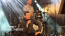Paul Heaton and Jacqui Abbott at Glastonbury 2014