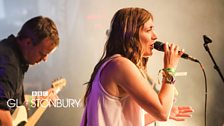 Paul Heaton and Jacqui Abbott at Glastonbury 2014