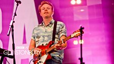 George Ezra on the John Peel stage at Glastonbury 2014