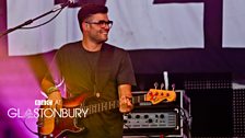 George Ezra on the John Peel stage at Glastonbury 2014