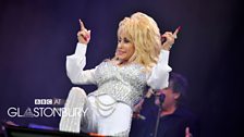 Dolly Parton at Glastonbury 2014