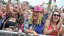 Dolly Parton at Glastonbury 2014