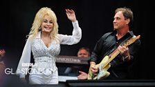 Dolly Parton at Glastonbury 2014