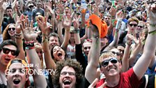 White Lies at Glastonbury 2014