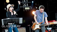 Yoko Ono Plastic Ono Band at Glastonbury 2014