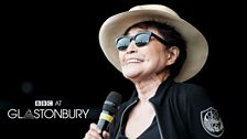 Yoko Ono Plastic Ono Band at Glastonbury 2014