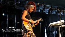 Kizzy Crawford at Glastonbury 2014