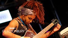 Kizzy Crawford at Glastonbury 2014