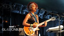 Kizzy Crawford at Glastonbury 2014