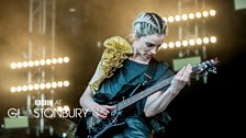 St Vincent at Glastonbury 2014