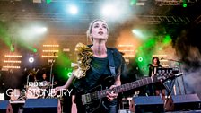 St Vincent at Glastonbury 2014