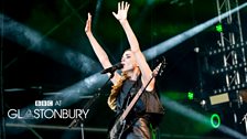 St Vincent at Glastonbury 2014