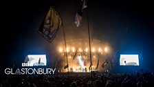 Massive Attack  at Glastonbury 2014