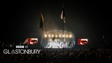 Massive Attack  at Glastonbury 2014