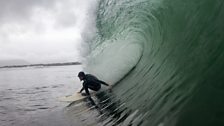 He moved to Bundoran and started a new life as a surf instructor "Yeah, you could say surfing saved me".