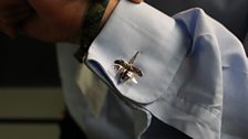 Dragonfly cufflinks