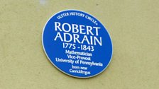 Robert Adrain Plaque