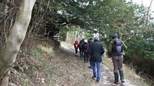 The Edward Thomas Fellowship's annual walk around Steep to commemorate Edward Thomas's birthday