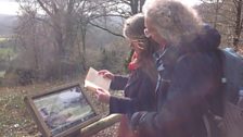 Deryn Rees-Jones and Alison Brackenbury on the Shoulder of Mutton hill