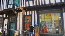 Hardeep Singh Kohli with Historian Peter Bance