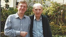 Bill with his son John outside the house in 2002.