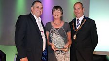 Linda McAuley receives the Trading Standards Institute Media Hero Award 2014