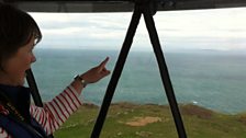 Alison shows us the gorgeous view from the Lighthouse