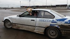 The treasure was in one of the cars taking part in a drift event at the Norfolk Arena in King's Lynn