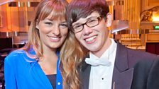 Nicola Benedetti, 鶹Լ Young Musician Ambassador, congratulates winner Martin James Bartlett