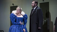 Joyce DiDonato as Maria Stuarda and Matthew Rose as Giorgio Talbot