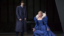 Ismael Jordi as Conte di Leicester and Joyce DiDonato as Maria Stuarda