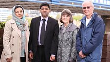 Naseem, Rahat, Margaret and Ted