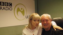 Leah McFall with Gerry Kelly