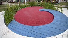 Ocean Spray Cranberry Harvest display