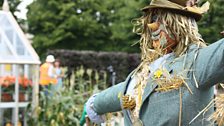 A whimiscal scarecrow