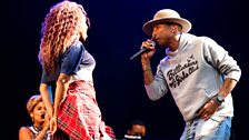 Pharrell Williams at T in the Park 2014