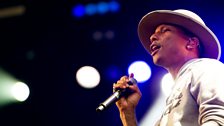 Pharrell Williams at T in the Park 2014