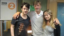 Richard Madeley with Alistair Griffin and Kimberley Walsh