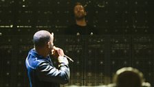 Calvin Harris and Will Smith at T in the Park 2014