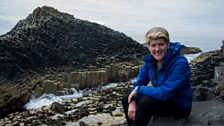 Clare Balding visits Fingal's cave