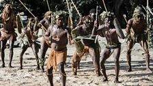 A tribe in the Solomon Islands