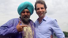 Mark Beaumont and Hardeep