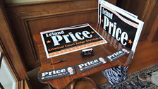 Campaign literature at an event for Leland Price