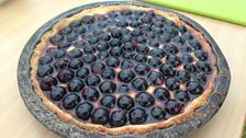 Blackcurrant tart