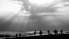 Storm clouds over Navalady, Batticaloa.