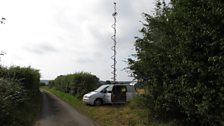 The radio car at this week's starting point