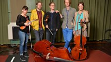 Richard Reed Parry, Sarah Neufeld and members of the London Contemporary Orchestra