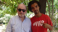 Akala with Sir Salman Rushdie